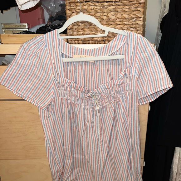 Anthropologie: Isabella Sinclair Striped Sonnet Top - Picture 5 of 6